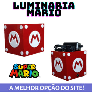 Luminária Cubo Super Mario - Zeni®